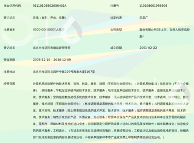 北京航天泰坦科技股份有限公司 计算机系统软硬件技术咨询服务专家